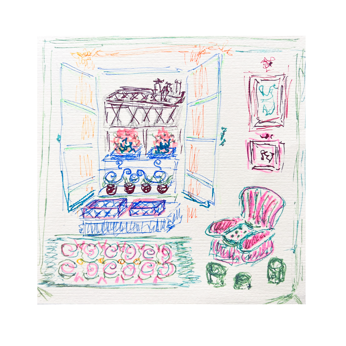 'L'Orangerie Atelier' Illustration