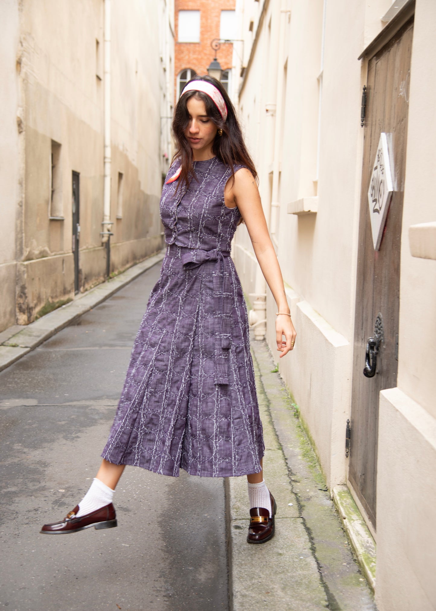 Denim Set skirt + vest