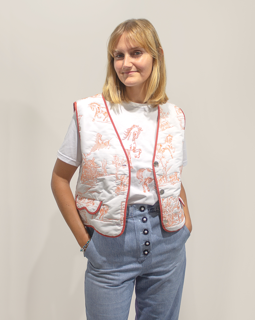 Gilet à Feuilles
