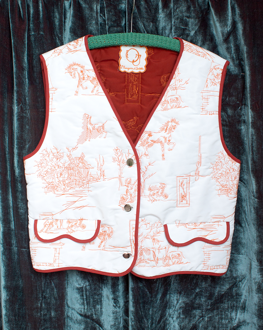 Gilet à Feuilles 🍂 Orange