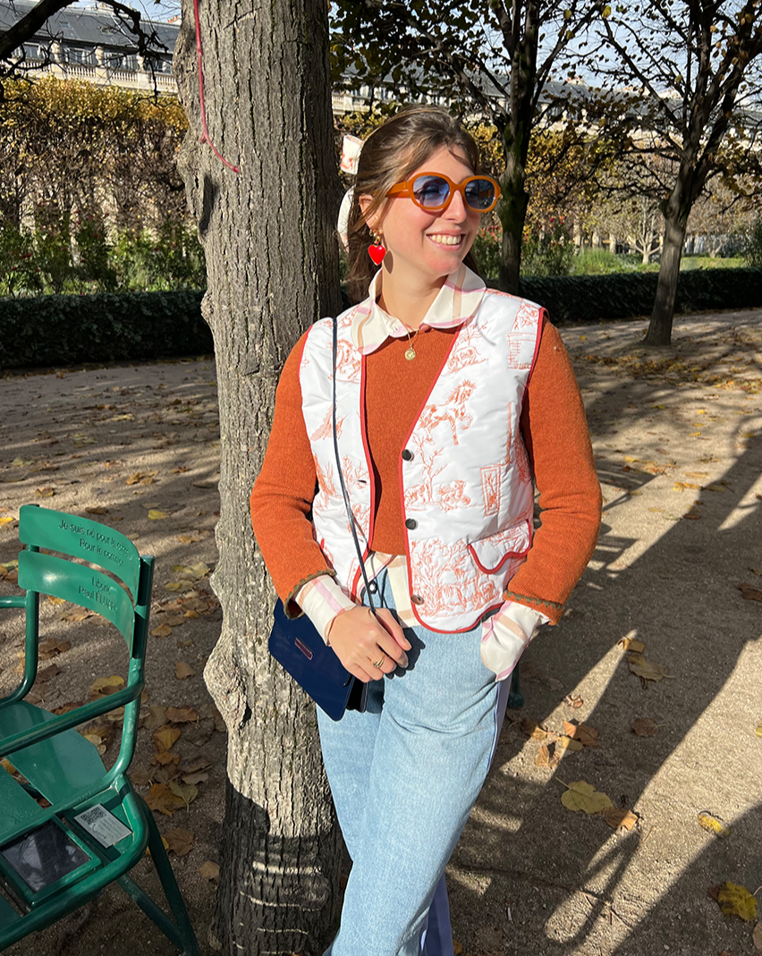 Gilet à Feuilles 🍂 Orange