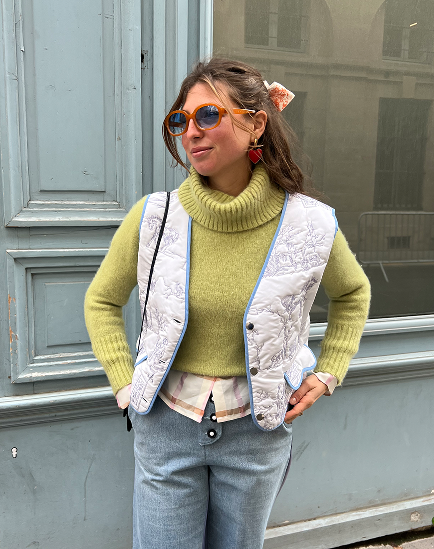 Gilet à Feuilles 🍂 Blue