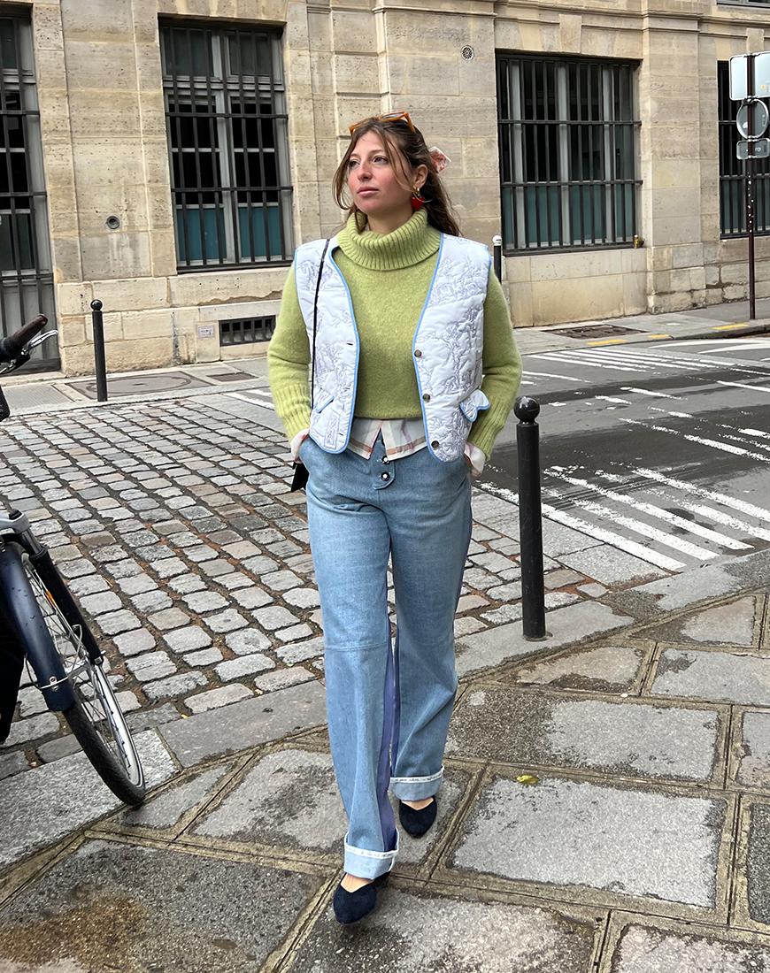 Gilet à Feuilles 🍂 Blue