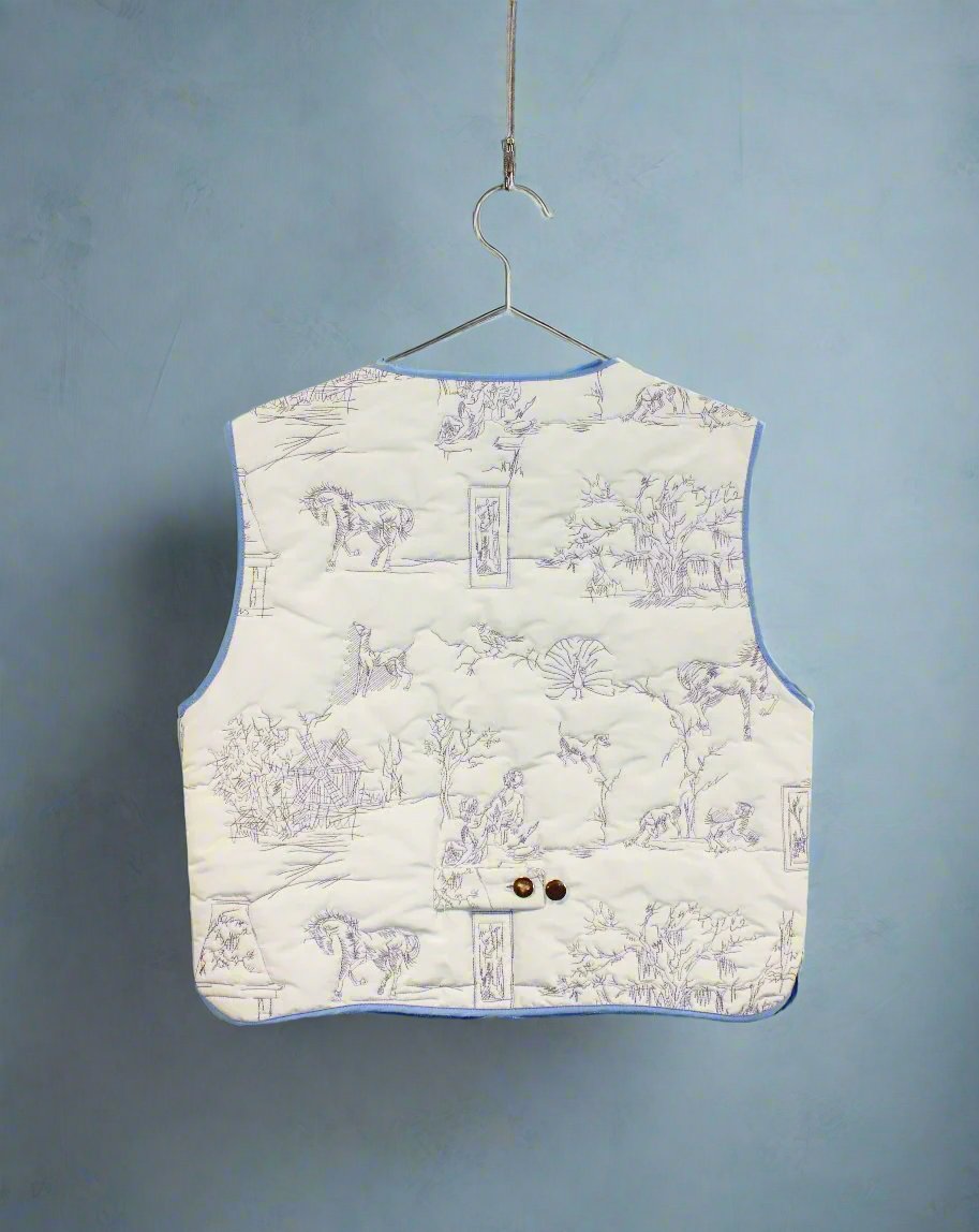 Gilet à Feuilles