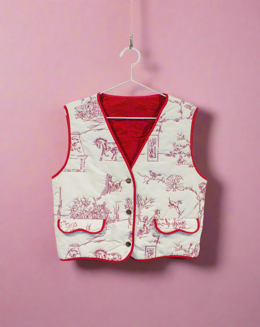 Gilet à Feuilles