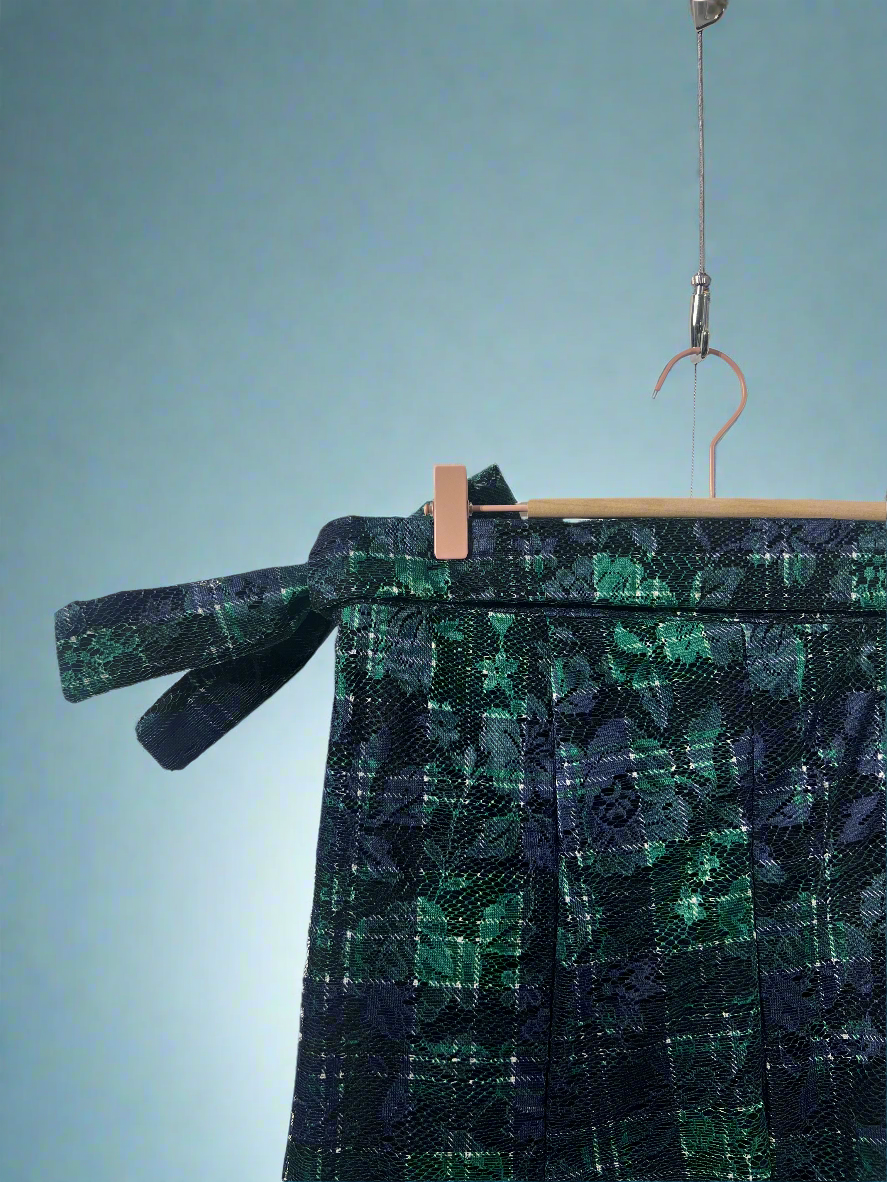 Cassis Skirt - Tartan Lace Blue