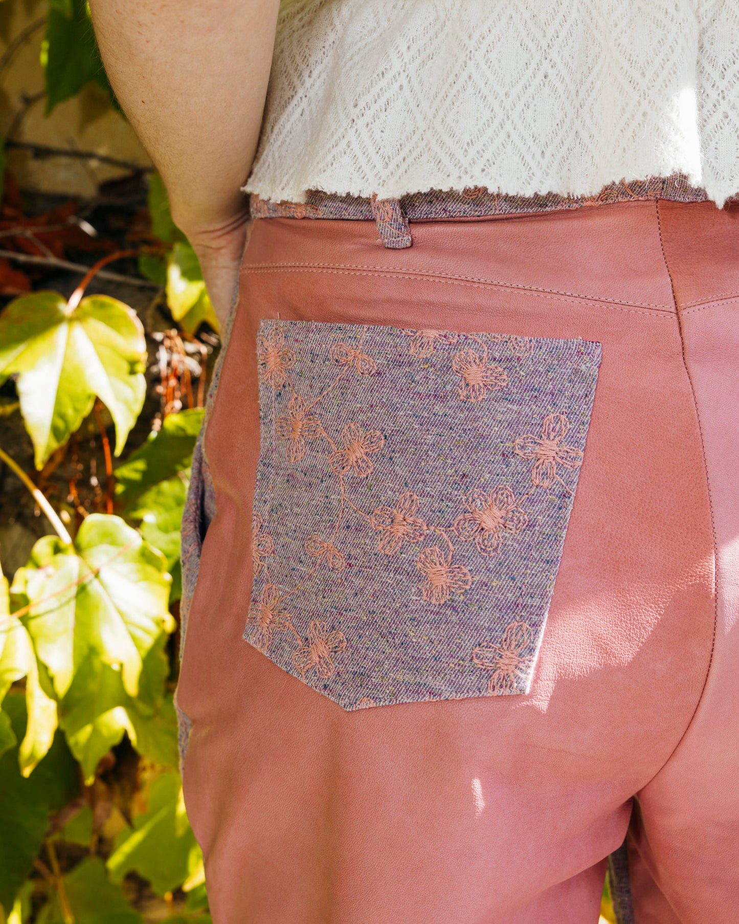 Vice Versa Pants - Embroidered Wool