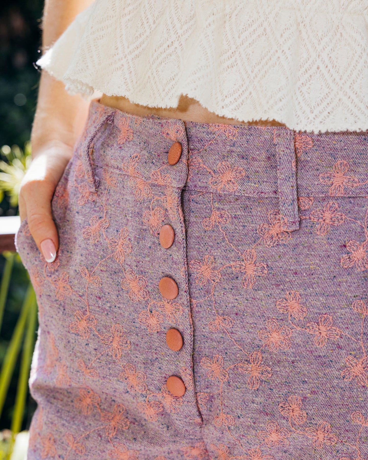 Vice Versa Pants - Embroidered Wool
