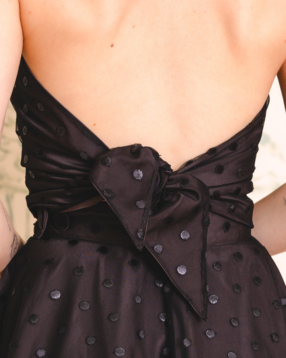 Lune top polka dots