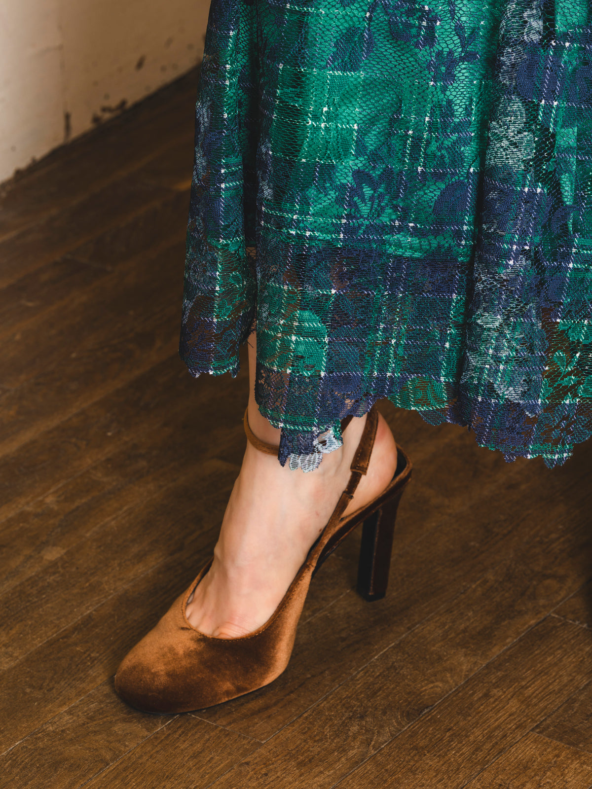 Cassis Skirt - Tartan Lace