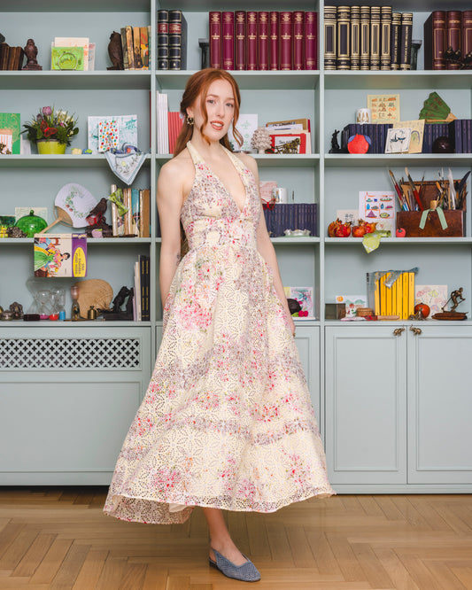 Bday dress - english embroidery