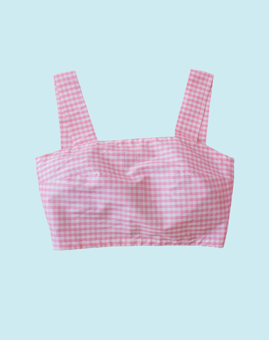 Sweetheart Top 💝 Pink Vichy