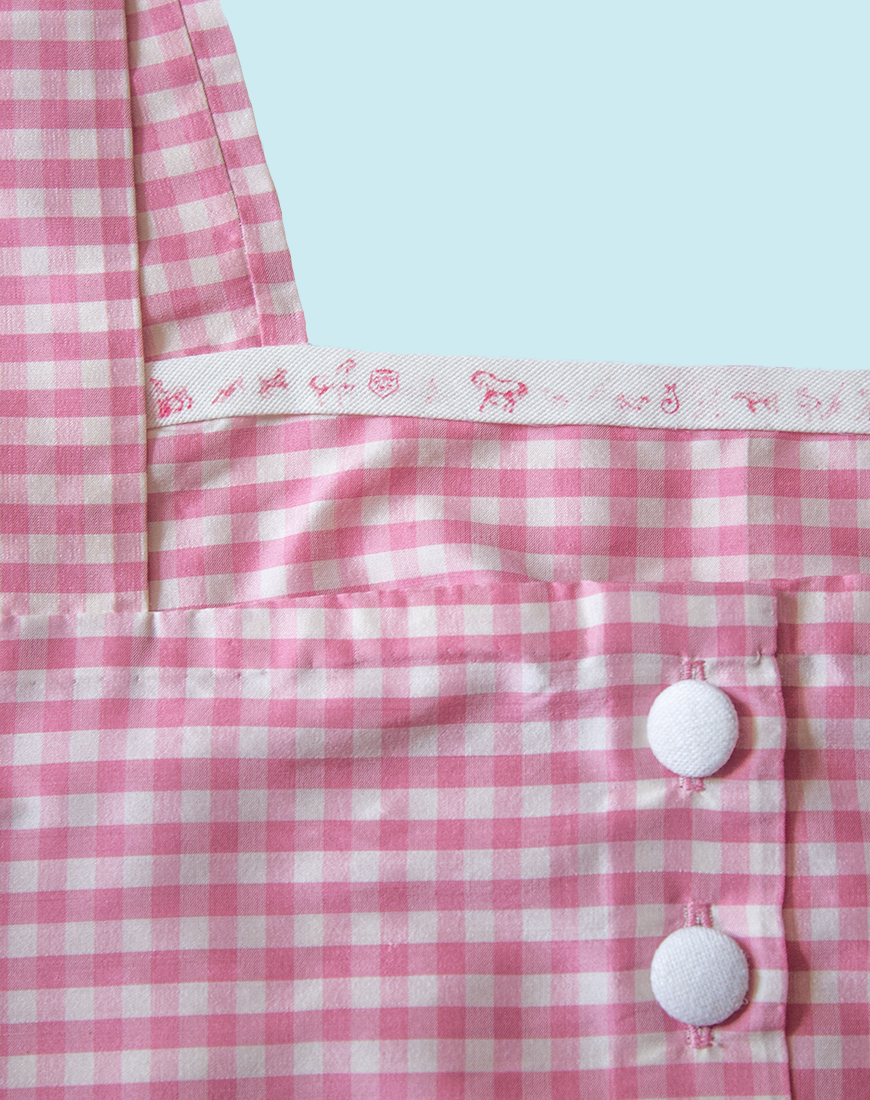 Sweetheart Top 💝 Pink Vichy