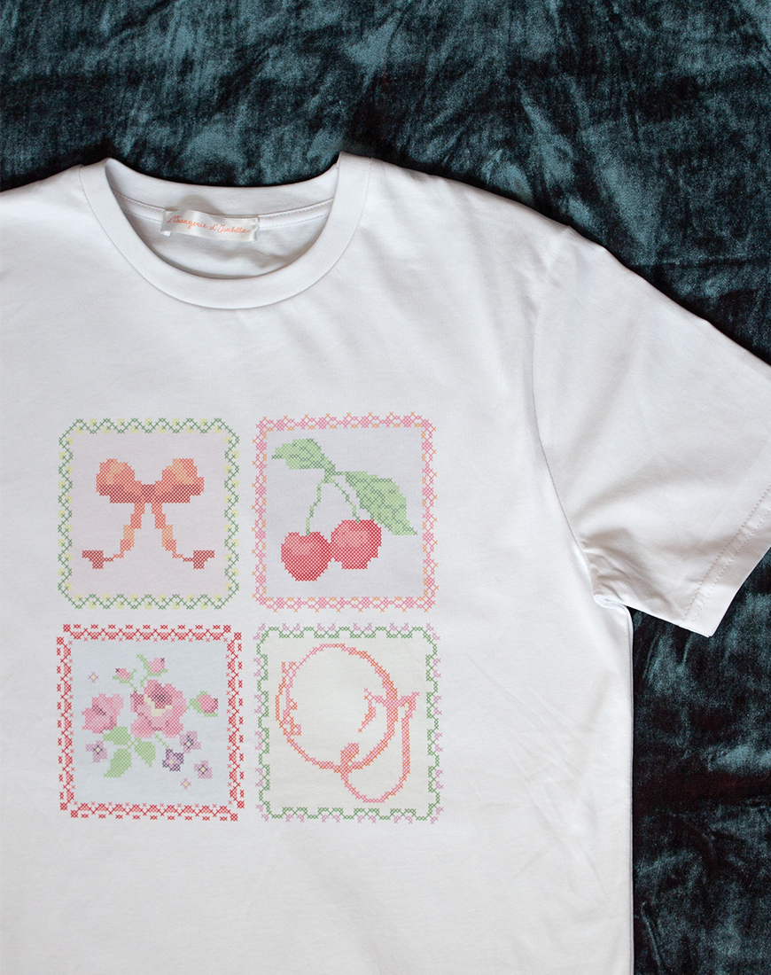 T-Shirt Punto Croce 🍒