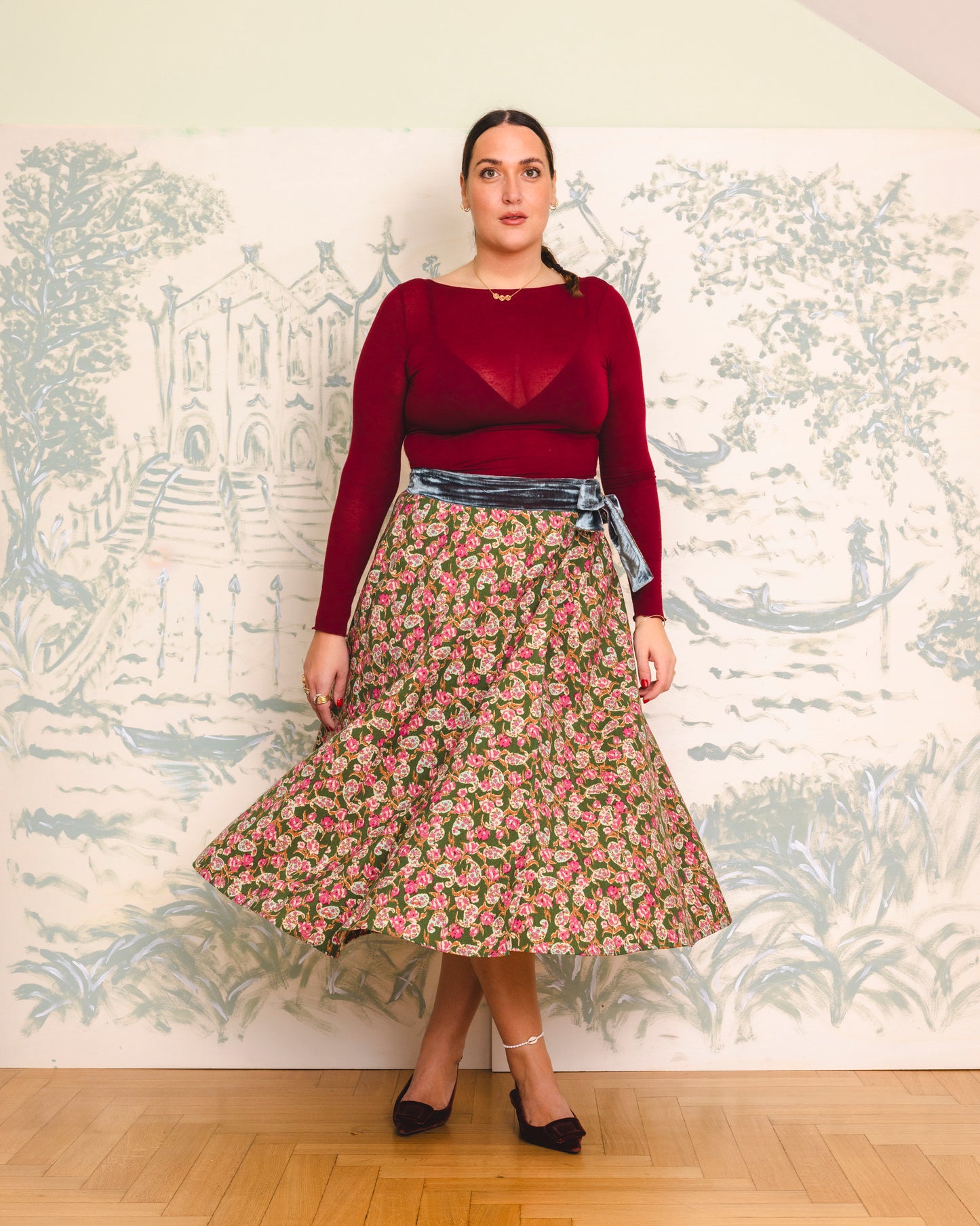 Cassis Skirt