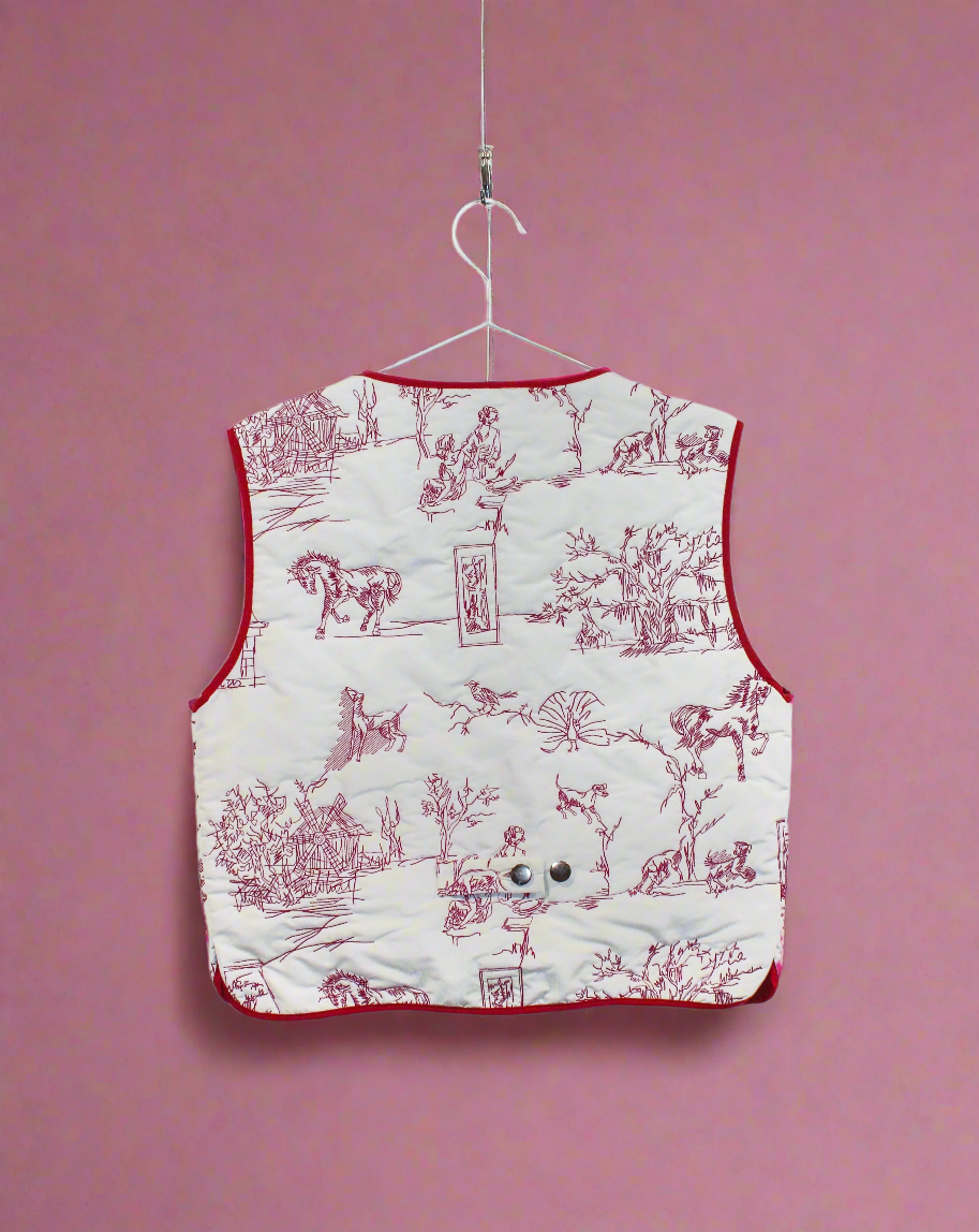 Gilet à Feuilles