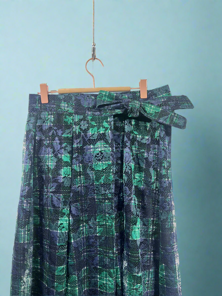 Cassis Skirt - Tartan Lace Blue