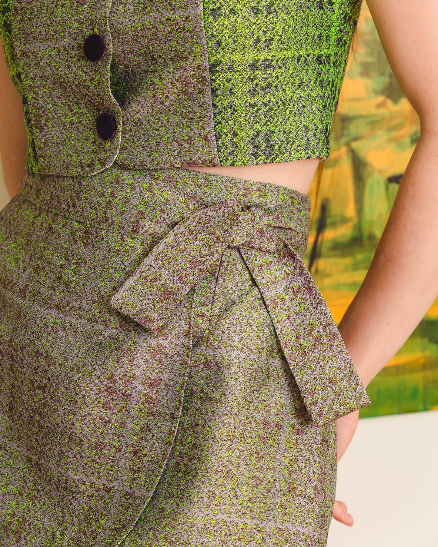 Amaretto Skirt Double face