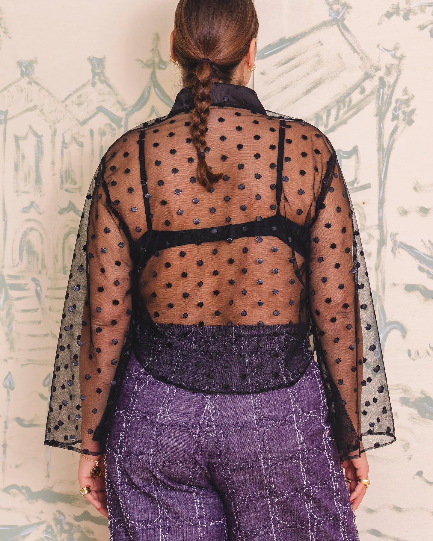 Cocktail Shirt polka dots