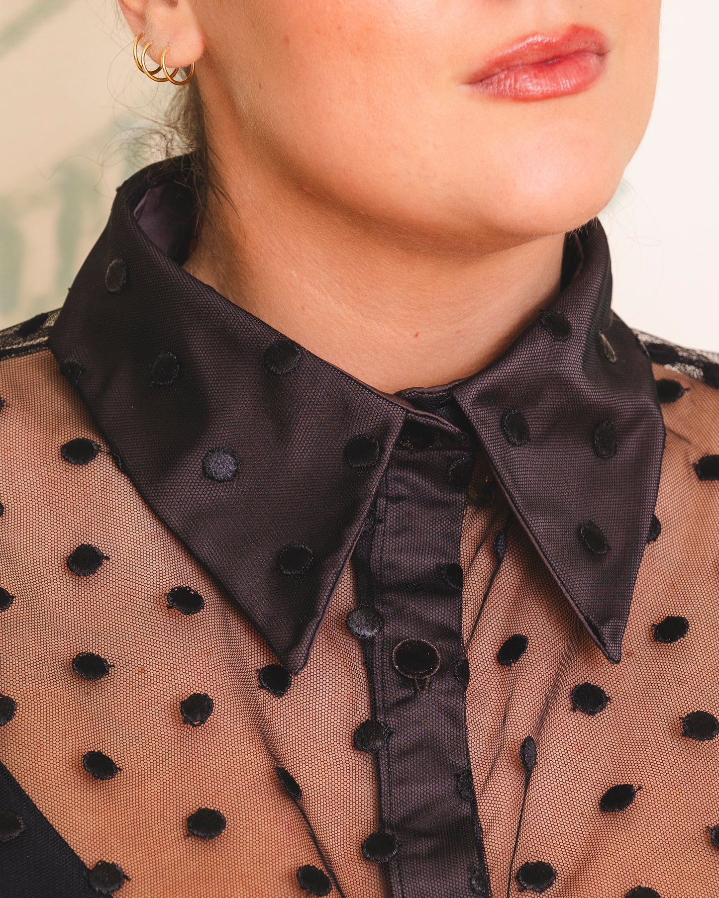 Cocktail Shirt polka dots