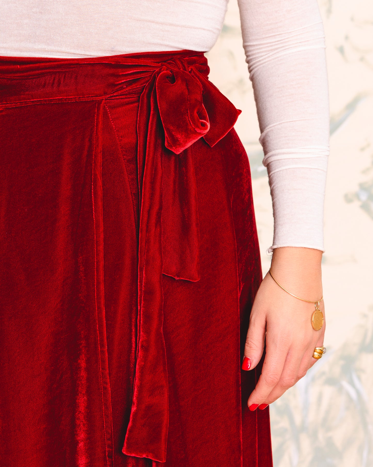Cassis Skirt - velvet