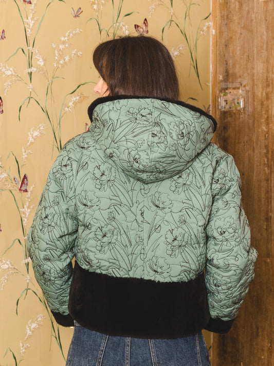 Reversible fur jacket