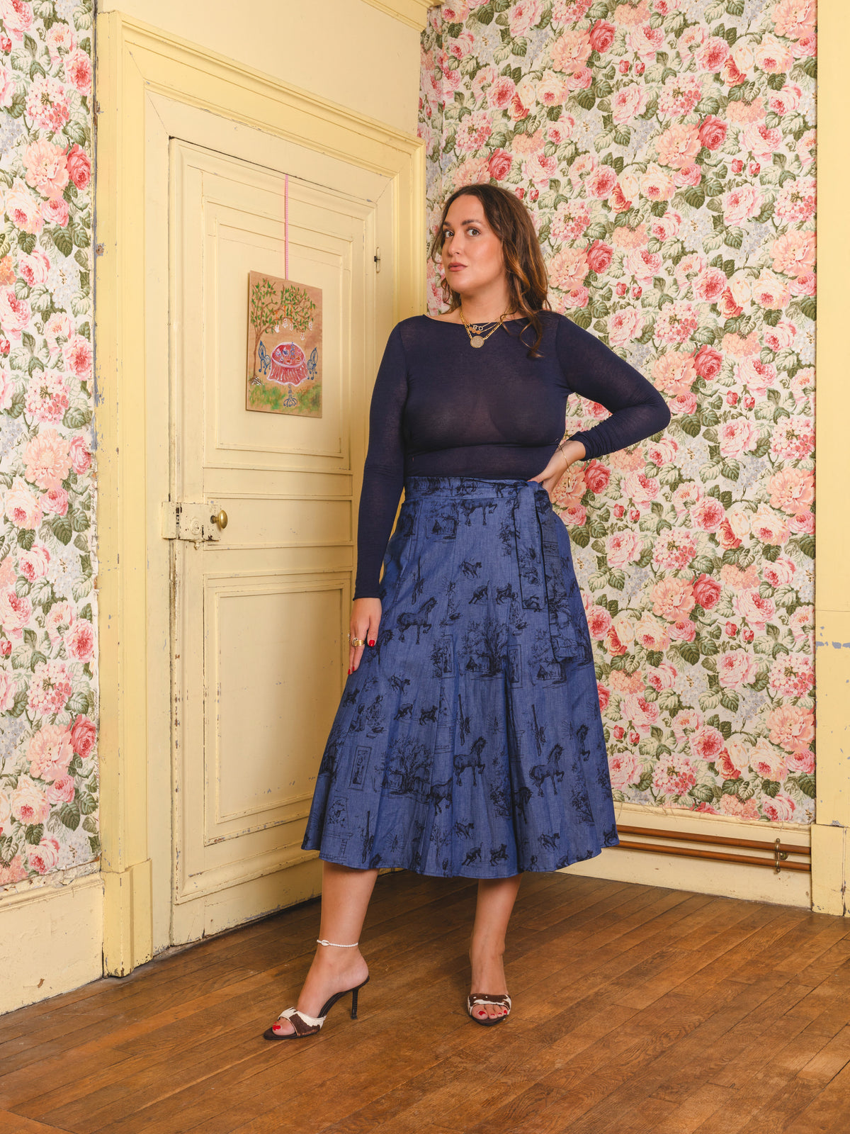 Cassis Skirt Denim TDJ