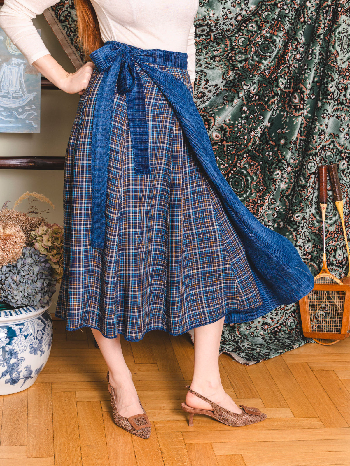 Cassis Skirt Double Sided