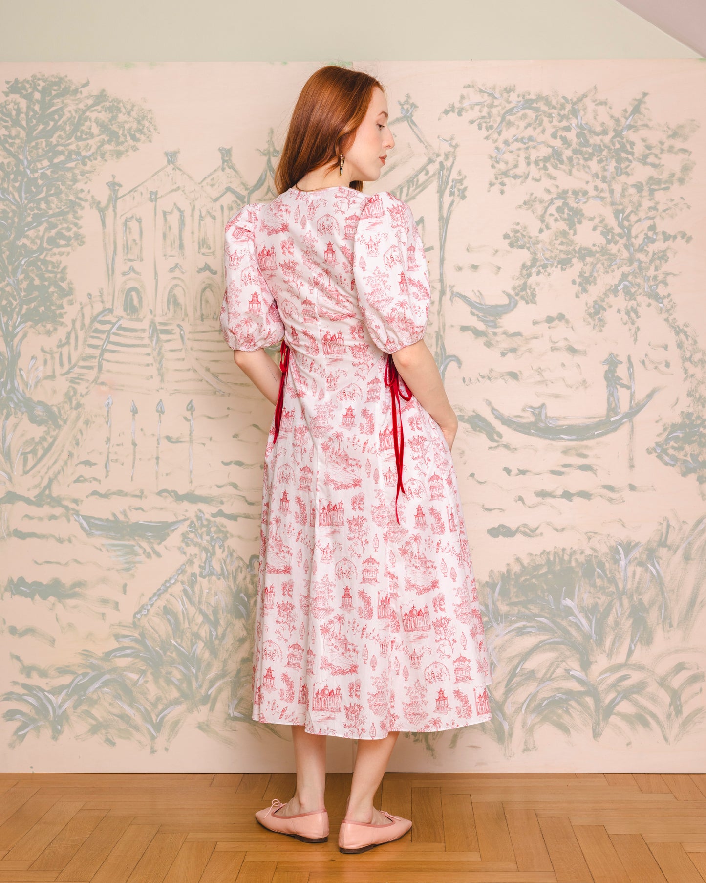 Bloom & Laced Dress - red voyage
