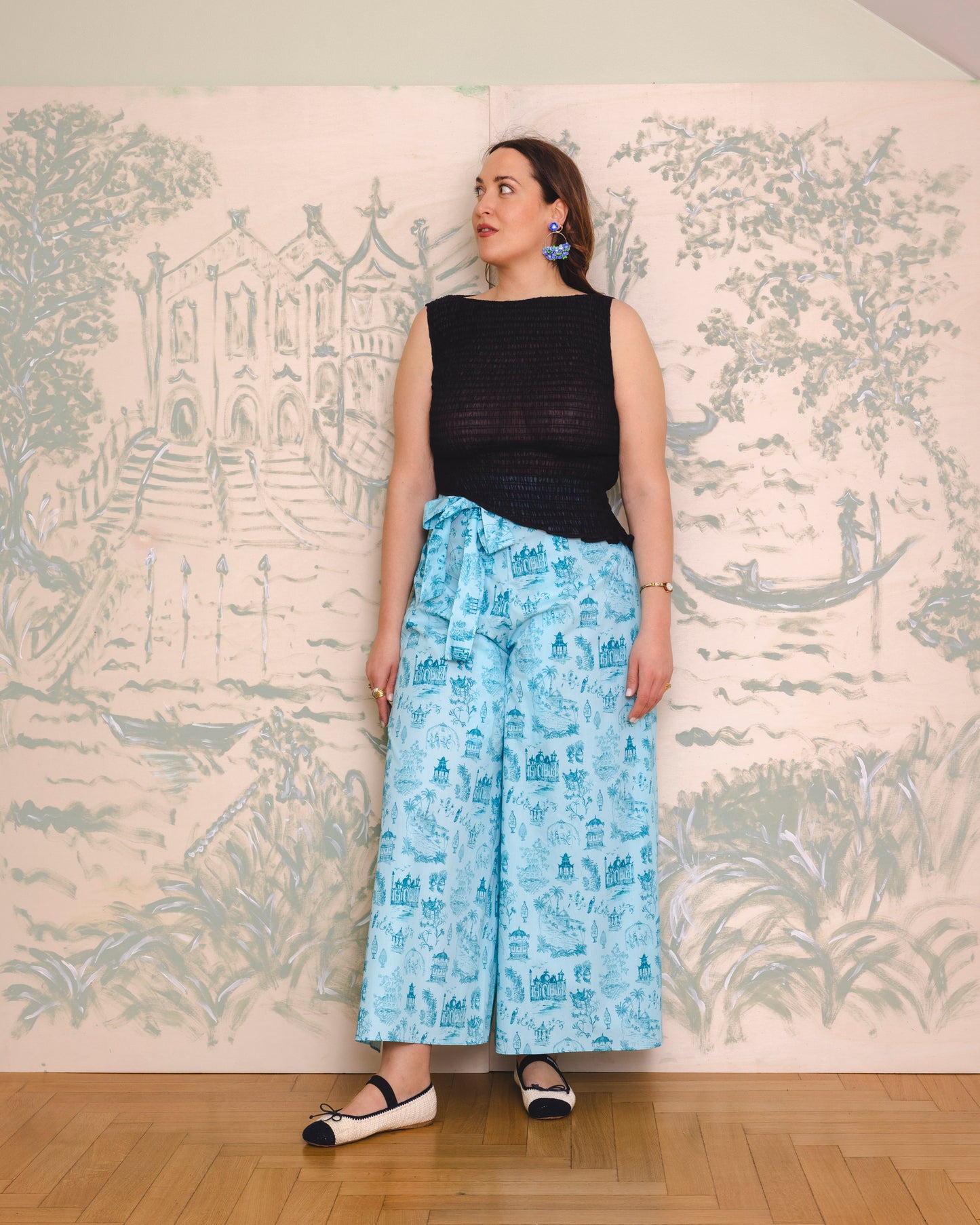 Yoyo Pants - turquoise voyage cotton