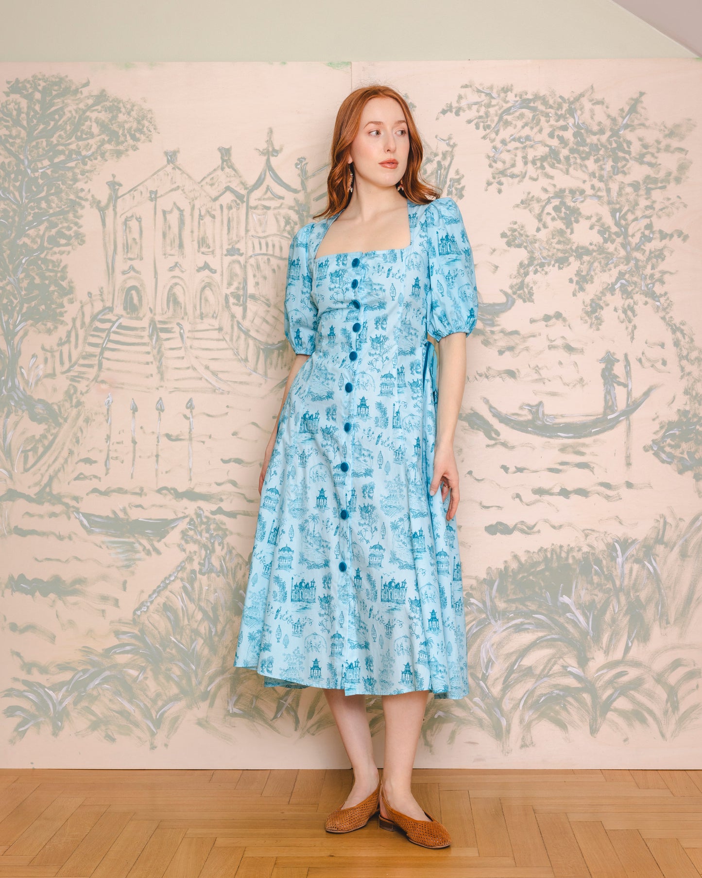 Bloom & Laced Dress - turquoise voyage