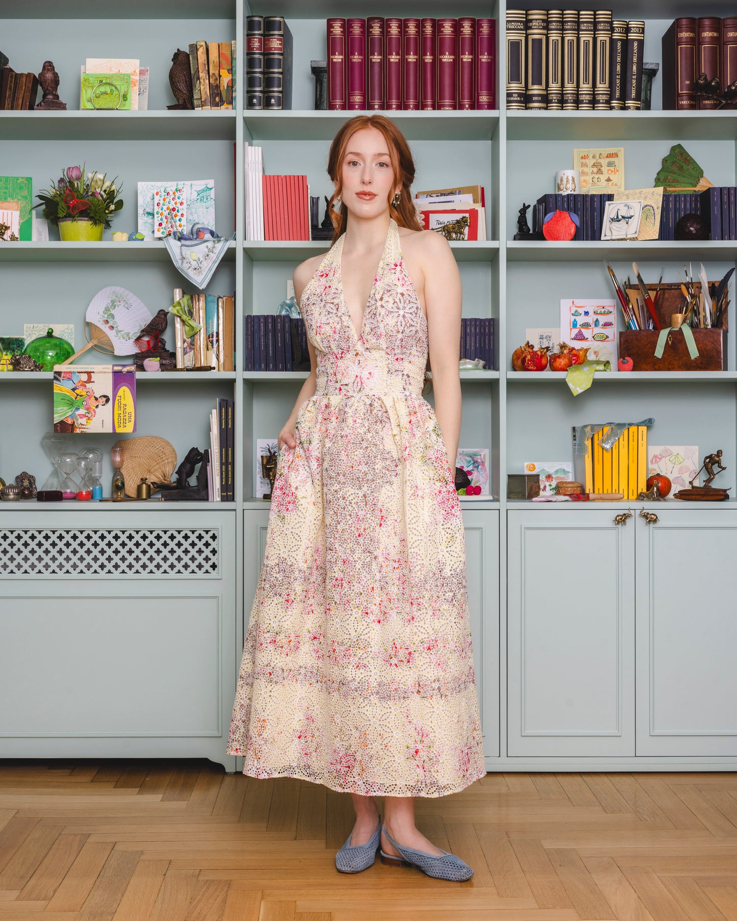 Bday dress - english embroidery