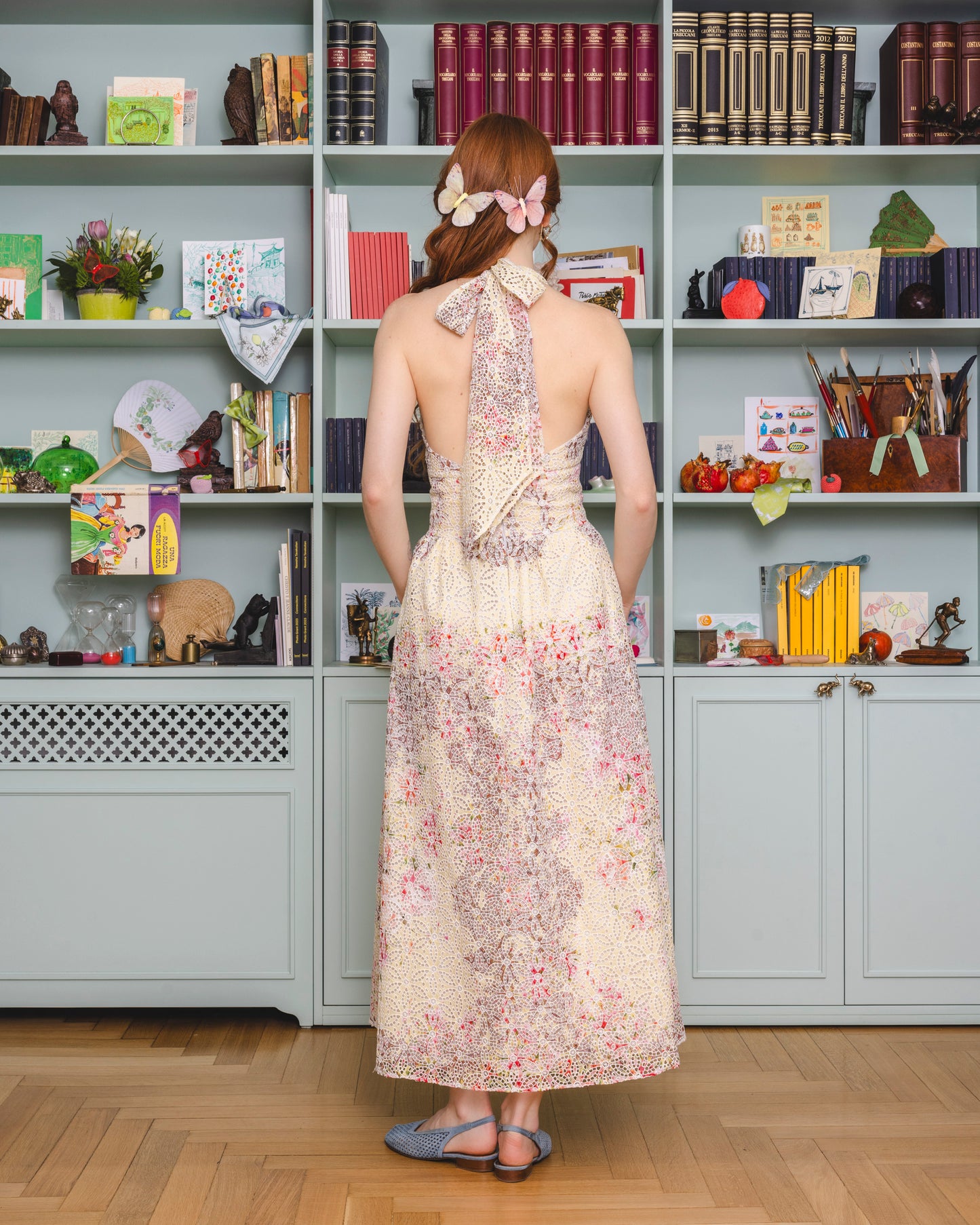 Bday dress - english embroidery