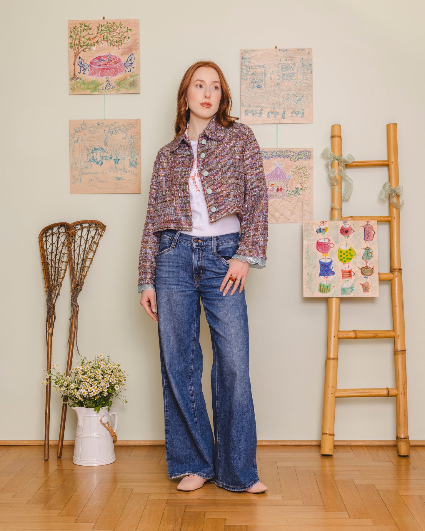 Petal jacket - Tweed