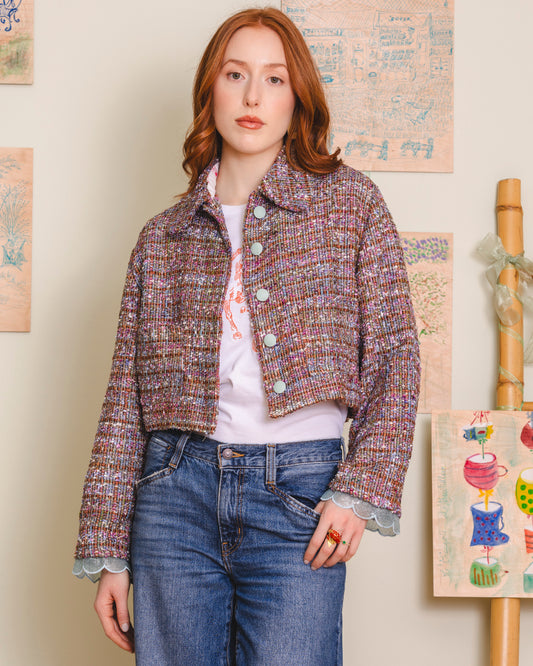 Petal jacket - tweed