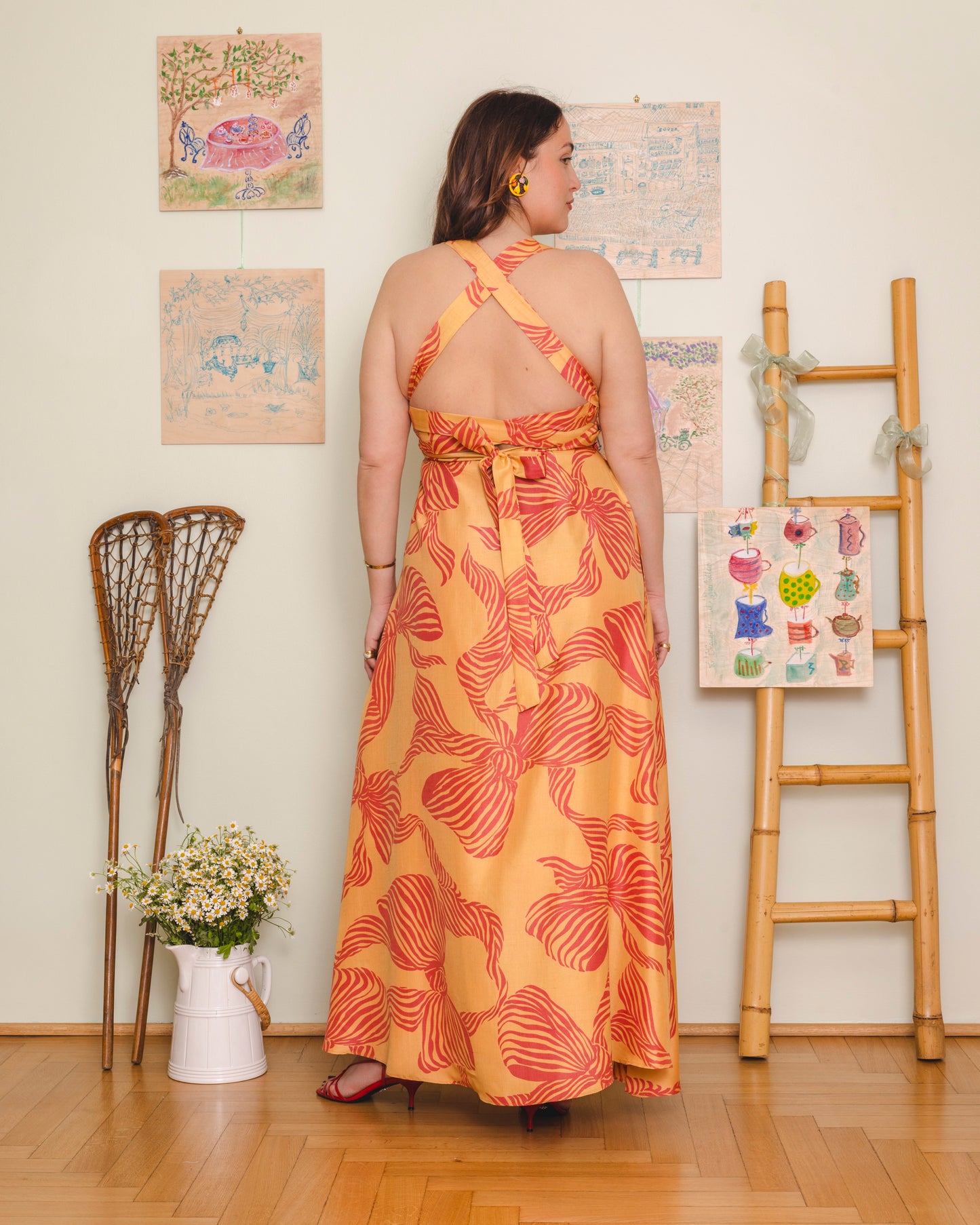 Robe Nouée - Silk Bows