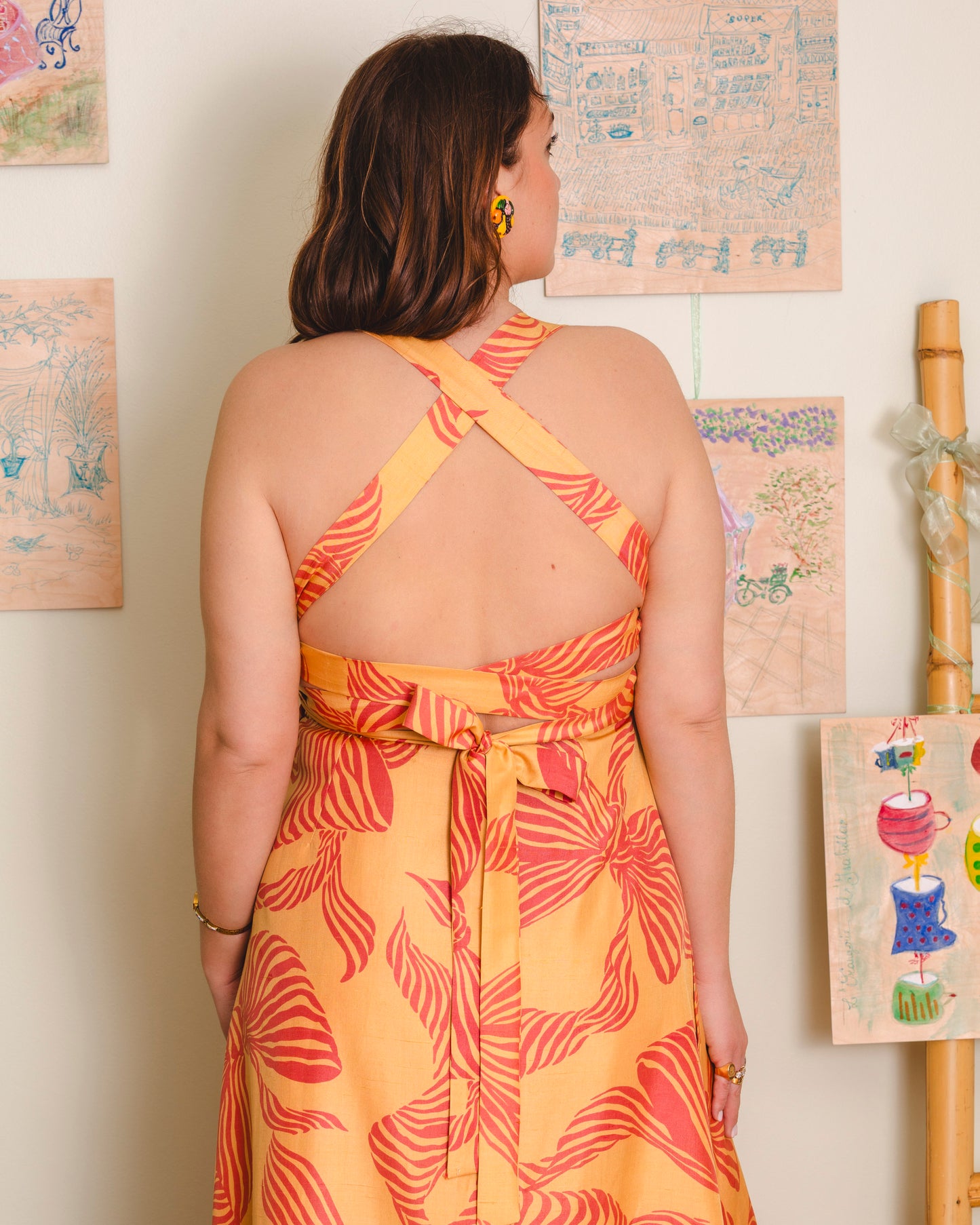 Robe Nouée - Silk Bows