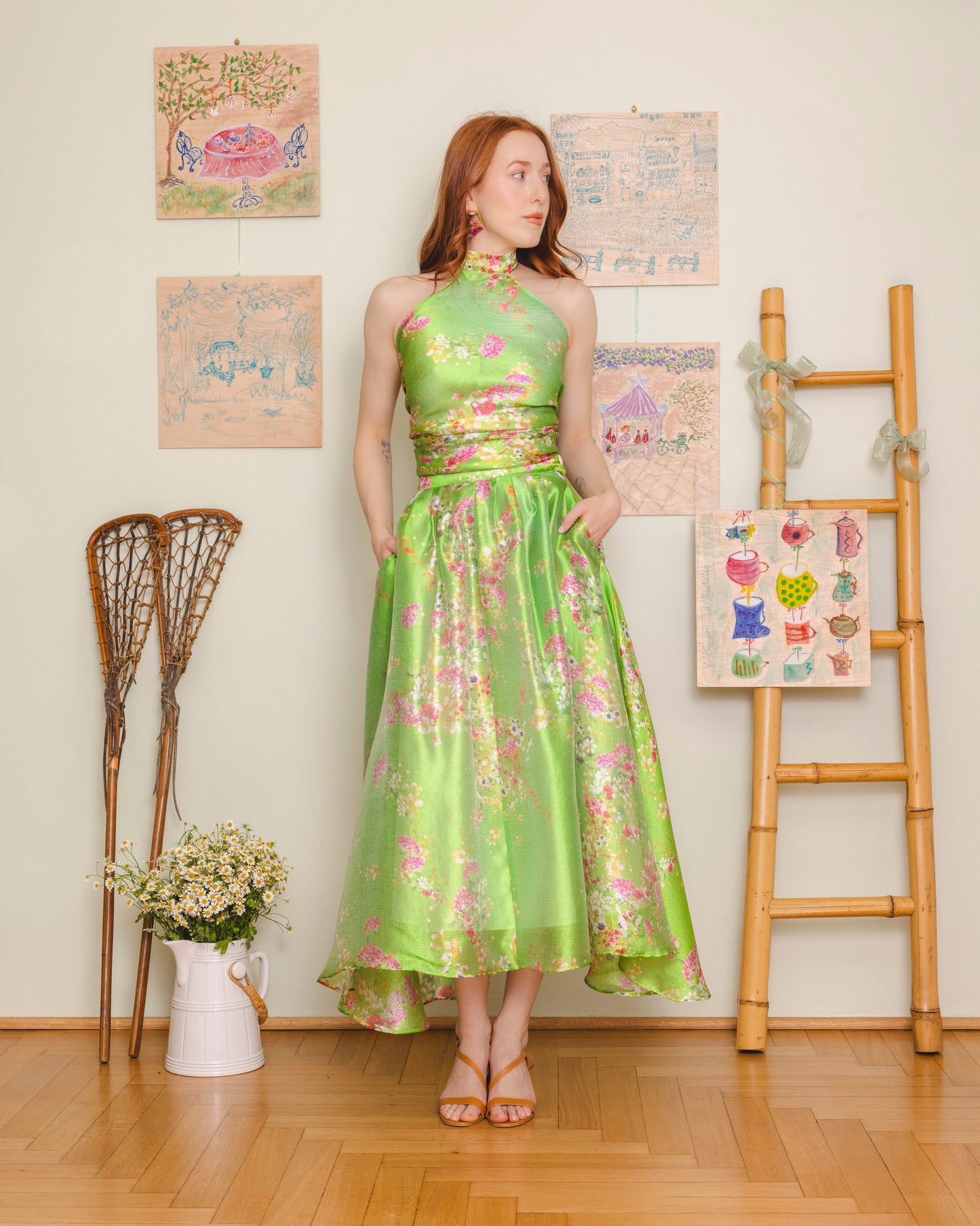 Allegra skirt - green