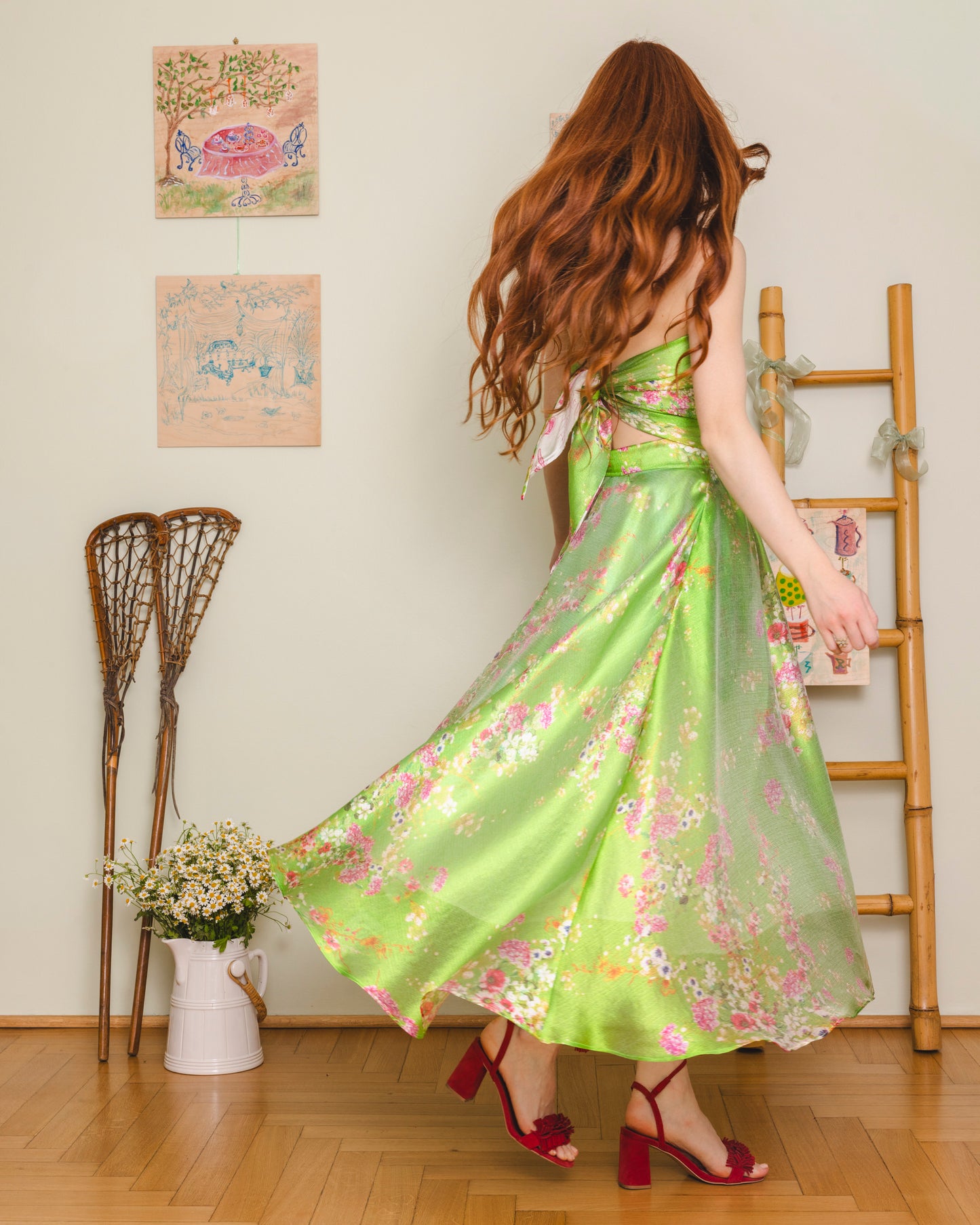 Allegra skirt - green