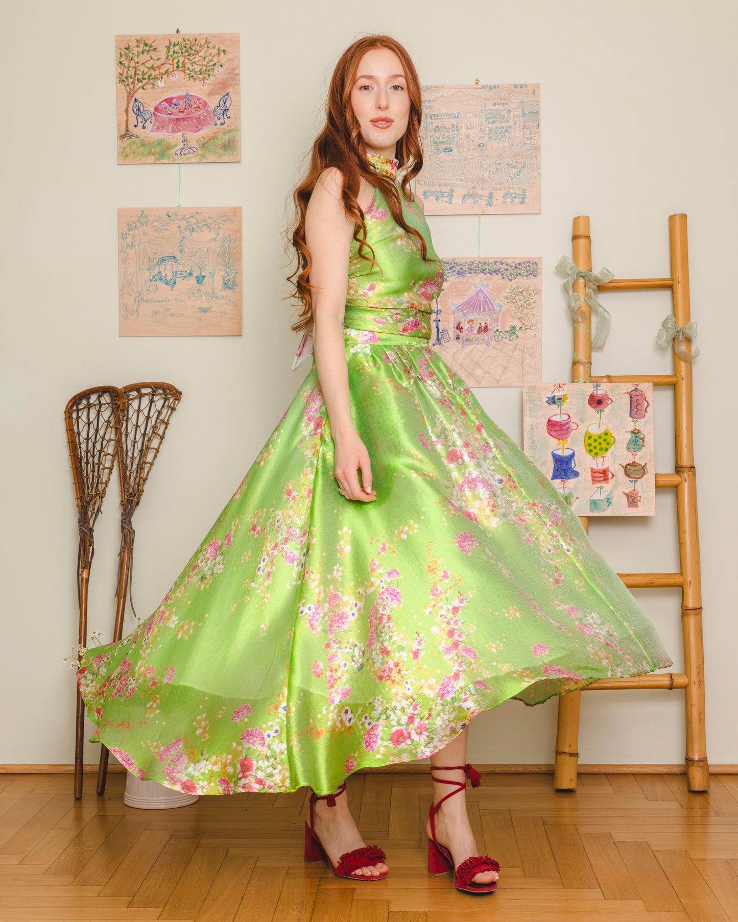 Allegra skirt - green