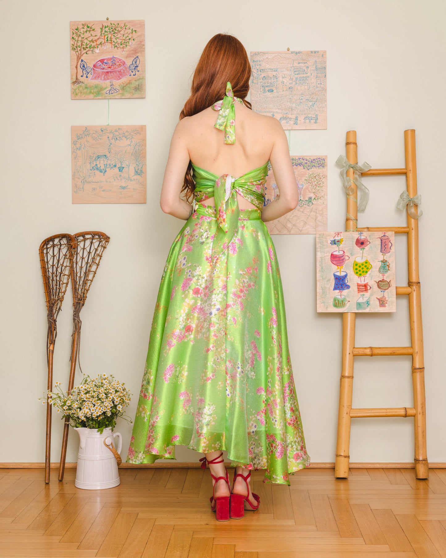Allegra skirt - green