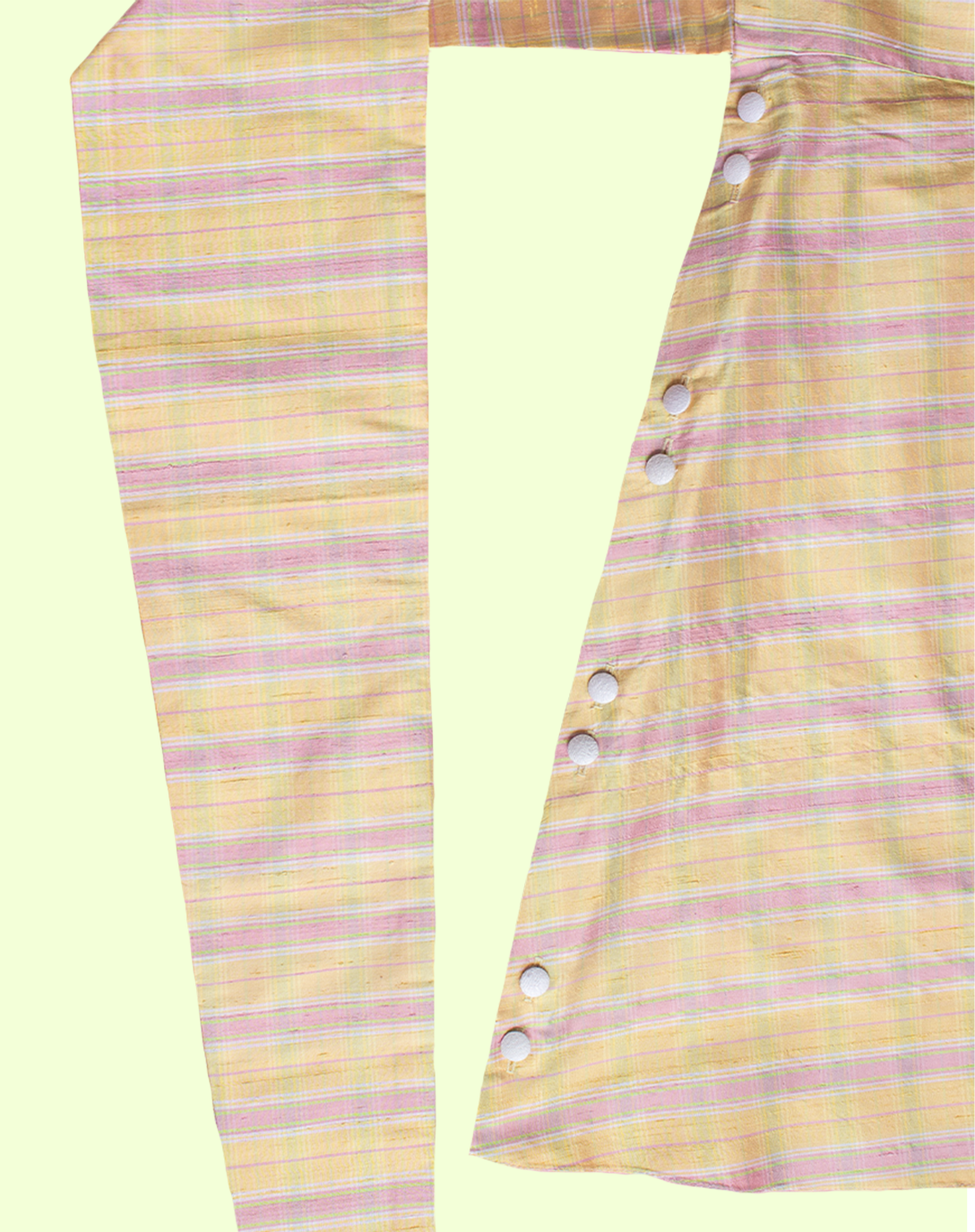 Robe à Tablier  🎀 Yellow Tartan