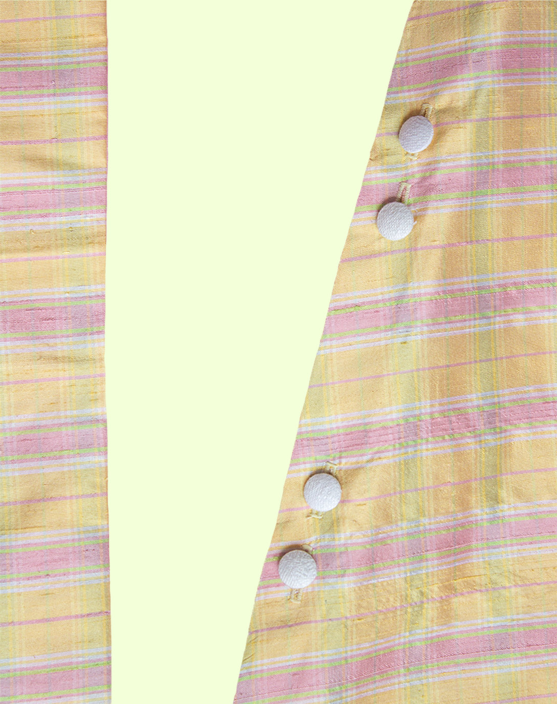 Robe à Tablier  🎀 Yellow Tartan
