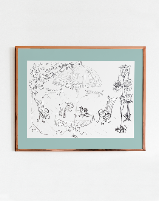 'Le Jardin de L'Orangerie' Illustration