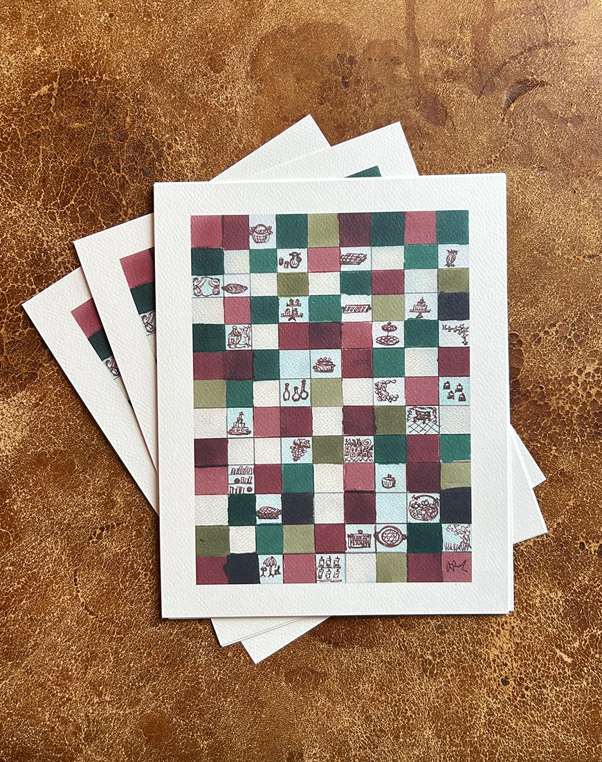 'The puzzle' Illustration - Christmas Version